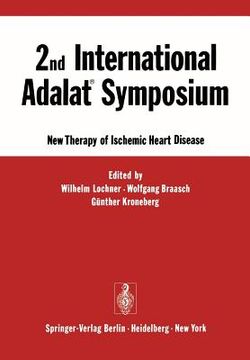 portada 2nd international adalat(r) symposium: new therapy of ischemic heart disease (en Inglés)