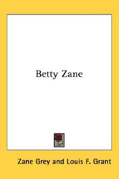 portada betty zane (en Inglés)