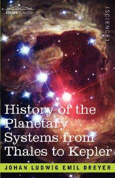 portada history of the planetary systems from thales to kepler (en Inglés)