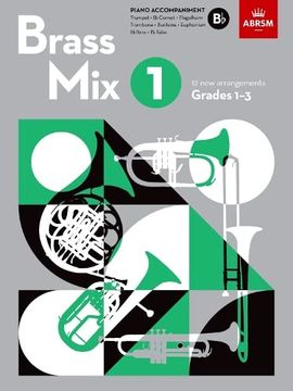 portada Brass Mix, Book 1, Piano Accompaniment b Flat (en Inglés)