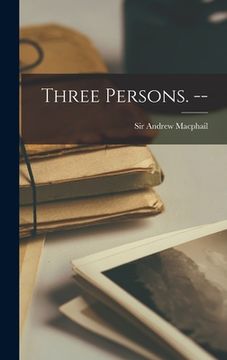 portada Three Persons. -- (en Inglés)