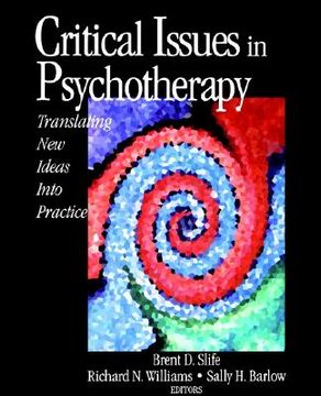 portada critical issues in psychotherapy: translating new ideas into practice (en Inglés)