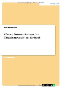 portada Können Strukurreformen das Wirtschaftswachstum fördern? (German Edition)