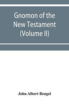 portada Gnomon of the new Testament (Volume ii) (in English)