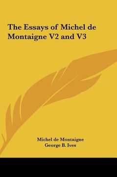 portada the essays of michel de montaigne v2 and v3