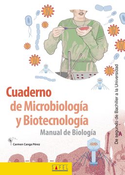 portada Cuaderno de Microbiologia y Biotecnica: Manual de Biologia (in Spanish)