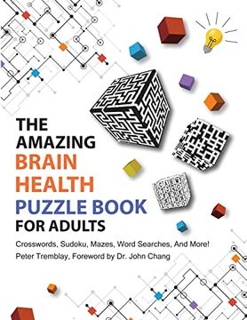 portada The Amazing Brain Health Puzzle Book for Adults: Crosswords, Sudoku, Mazes, Word Searches, and More! (in English)