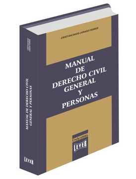 portada MANUAL DE DERECHO CIVIL GENERAL Y PERSONAS (in Spanish)