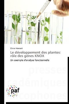 portada Le Developpement Des Plantes: Role Des Genes Knox