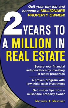 portada 2 Years to a Million in Real Estate (in English)