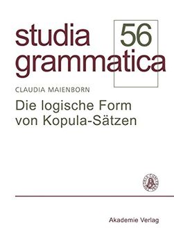 portada Die Logische Form von Kopula-Sätzen (en Alemán)