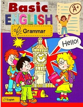 portada Basic English Grammar: Common English Vocabulary and Grammar Guide (en Inglés)
