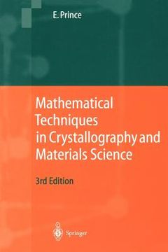 portada mathematical techniques in crystallography and materials science