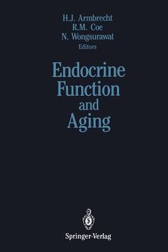 portada endocrine function and aging (en Inglés)