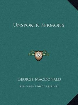 portada unspoken sermons (in English)