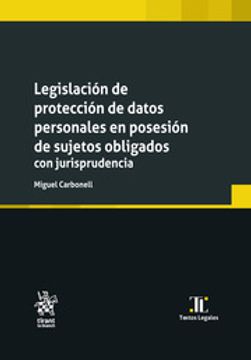 portada Legislación de protección de datos personales en posesión de sujetos obligados con jurisprudencia