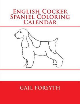 portada English Cocker Spaniel Coloring Calendar