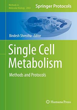 portada Single Cell Metabolism: Methods and Protocols: 2064 (Methods in Molecular Biology) (in English)