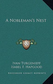 portada a nobleman's nest (en Inglés)