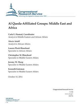 portada Al Qaeda-Affiliated Groups: Middle East and Africa (en Inglés)