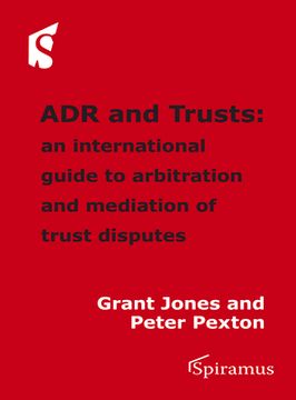 portada Adr and Trusts: An International Guide to Arbitration and Mediation of Trust Disputes