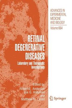 portada Retinal Degenerative Diseases: Laboratory and Therapeutic Investigations (in English)