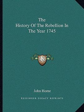 portada the history of the rebellion in the year 1745