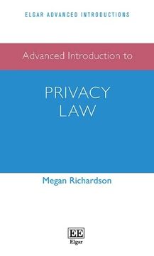 portada Advanced Introduction to Privacy law (Elgar Advanced Introductions) 