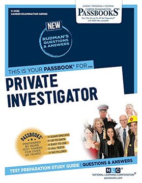 portada Private Investigator (Career Examination) (en Inglés)