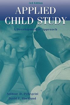 portada applied child study: a developmental approach (en Inglés)
