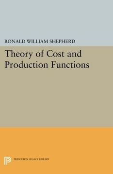 portada Theory of Cost and Production Functions (Princeton Studies in Mathematical Economics) (en Inglés)