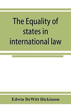 portada The Equality of States in International law (en Inglés)