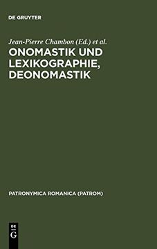 portada Onomastik und Lexikographie, Deonomastik 