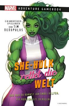 portada Marvel | Adventure Game Book: She-Hulk Rettet die Welt (en Alemán)