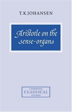 portada Aristotle on the Sense-Organs Paperback (Cambridge Classical Studies) (en Inglés)