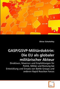 portada GASP/GSVP-Militärdoktrin: Die EU als globaler militärischer Akteur