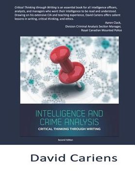 portada Critical Thinking Through Writing: Intelligence and Crime Analysis (en Inglés)