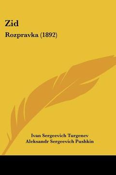 portada Zid: Rozpravka (1892) (en Hebreo)