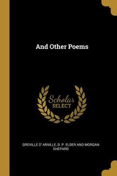portada And Other Poems (in English)