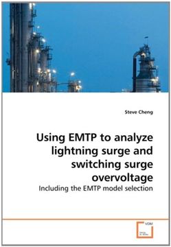 portada Using EMTP to analyze lightning surge and switching surge overvoltage: Including the EMTP model selection
