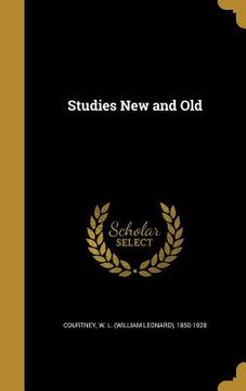 portada Studies New and Old (in English)