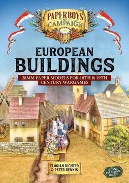 portada European Buildings: 28Mm Paper Models for 18Th & 19Th Century Wargames (Paperboys on Campaign) (en Inglés)