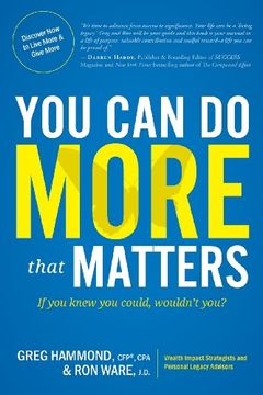 portada You Can Do MORE that Matters: If you knew you could, wouldn't you?