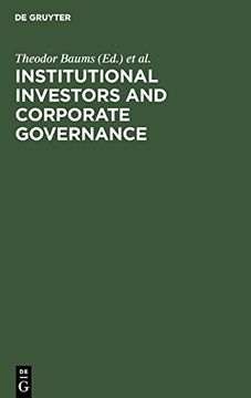 portada Institutional Investors and Corporate Governance (en Inglés)