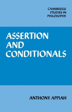 portada Assertion and Conditionals (Cambridge Studies in Philosophy) (en Inglés)