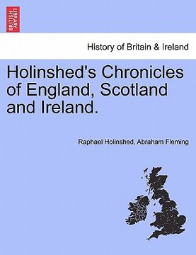 portada holinshed's chronicles of england, scotland and ireland. (in English)