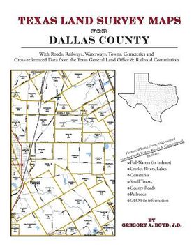 portada Texas Land Survey Maps for Dallas County (en Inglés)