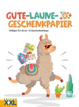 portada Gute-Laune - Geschenkpapier: 10 Bögen, 72 x 52 cm, 21 Geschenkanhänger im set (en Alemán)