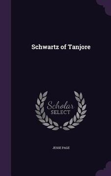 portada Schwartz of Tanjore (en Inglés)