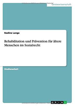 portada Rehabilitation und Prävention für ältere Menschen im Sozialrecht (German Edition)